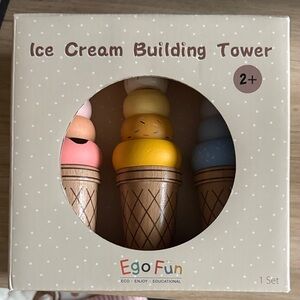 Ice Cream Building Tower Toy ego fun